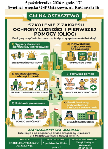Szkolenie z zakresu ochrony ludności