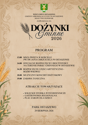 Dożynki Gminne 2026