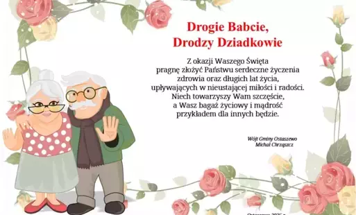 Zdjęcie do Życzenia z okazji Dnia Babci i Dnia Dziadka
