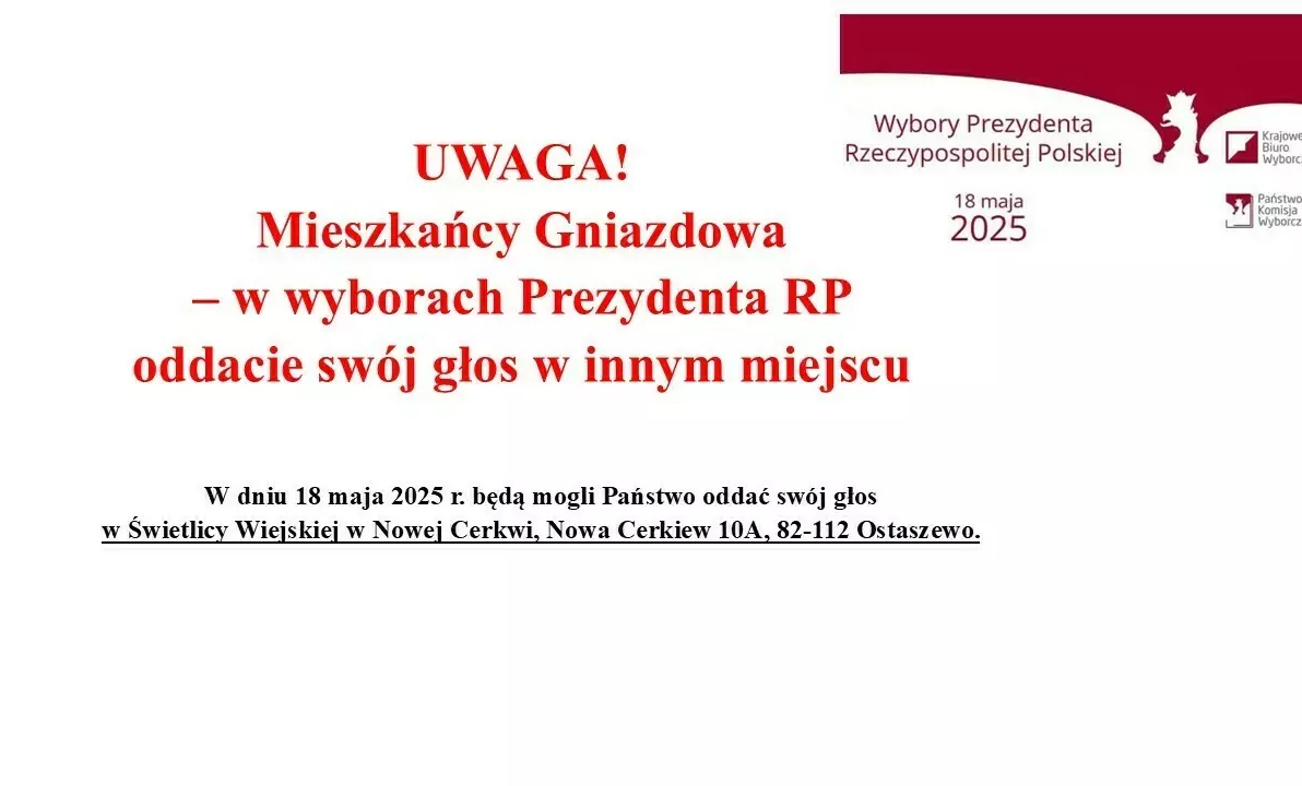 lokal wyborczy Gniazdowo